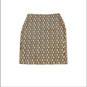 🎉HP🎉🖤Banana Republic black and white geometric skirt